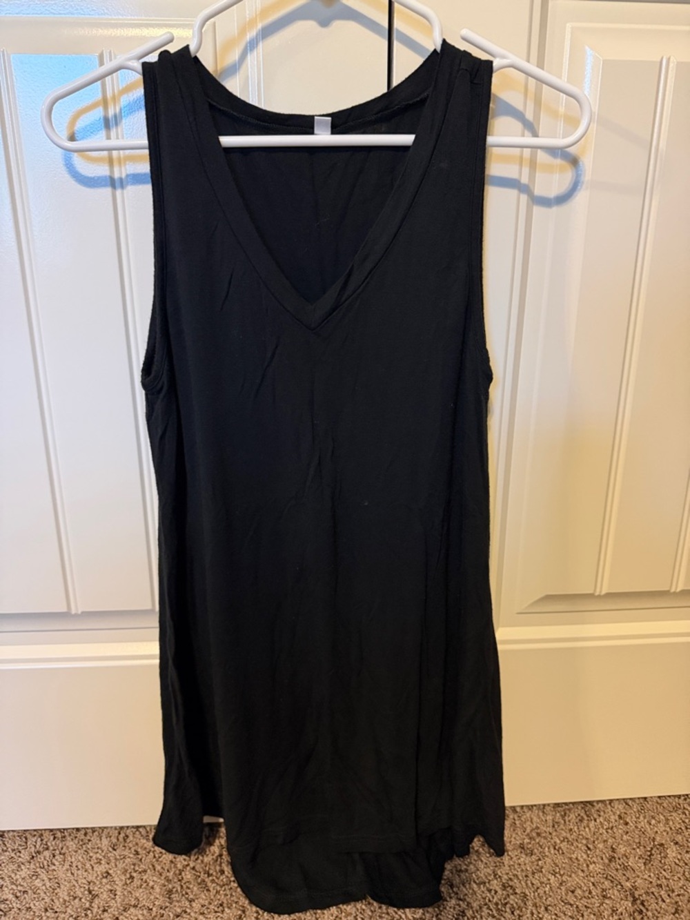 Women’s Black V-Neck Tank Top